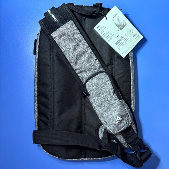 NWT Adidas Prime Sling Backpack Gray - Picture 3 of 5
